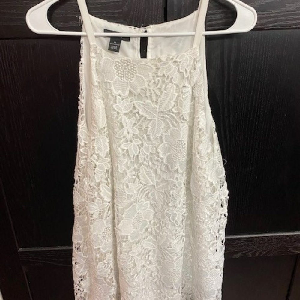 White Crochet Shirt